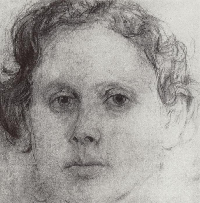 Order Artwork Replica Portrait of O. Trubnikova, 1885 by Valentin Alexandrovich Serov (1865-1911, Russia) | ArtsDot.com