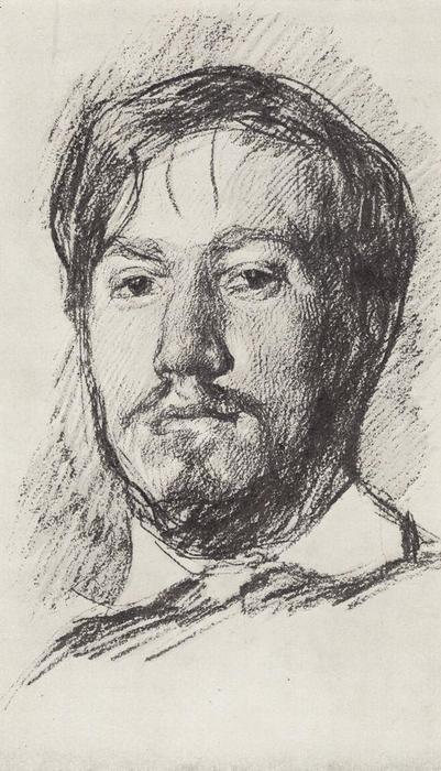 Order Art Reproductions Self-Portrait, 1887 by Valentin Alexandrovich Serov (1865-1911, Russia) | ArtsDot.com