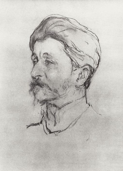Buy Museum Art Reproductions Portrait of the Artist M.A. Vrubel, 1907 by Valentin Alexandrovich Serov (1865-1911, Russia) | ArtsDot.com