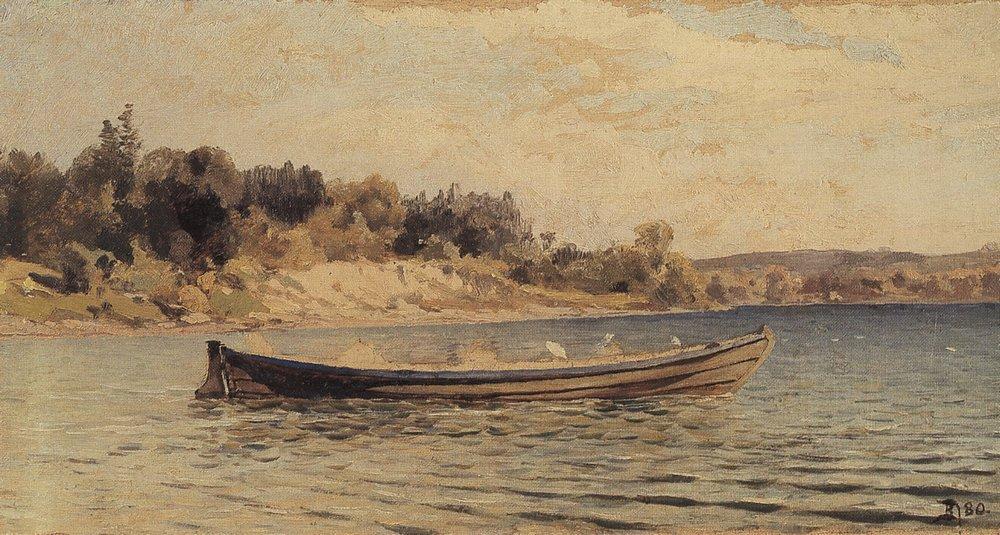 Order Oil Painting Replica A boat, 1880 by Vasily Dmitrievich Polenov (1844-1927) | ArtsDot.com