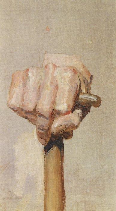 Order Oil Painting Replica Right hand, keeping the staff, 1885 by Vasily Dmitrievich Polenov (1844-1927) | ArtsDot.com