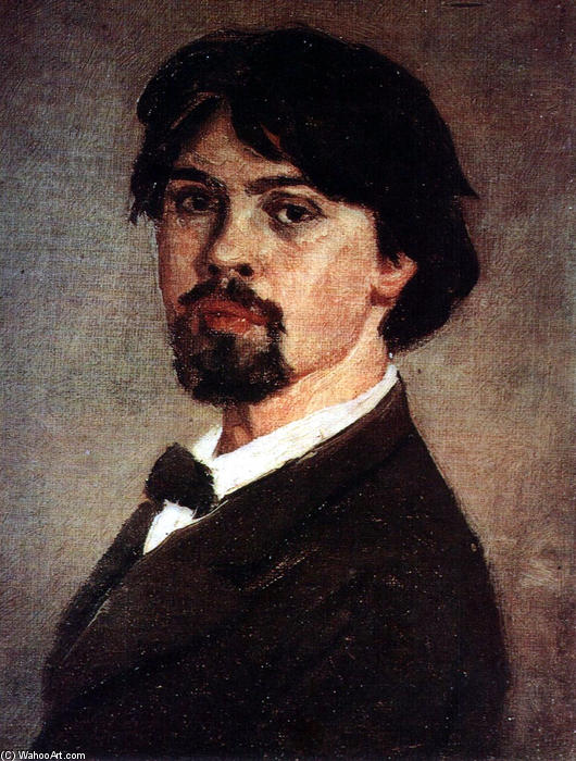 Buy Museum Art Reproductions Self-Portrait, 1879 by Vasili Ivanovich Surikov (1848-1916, Russia) | ArtsDot.com