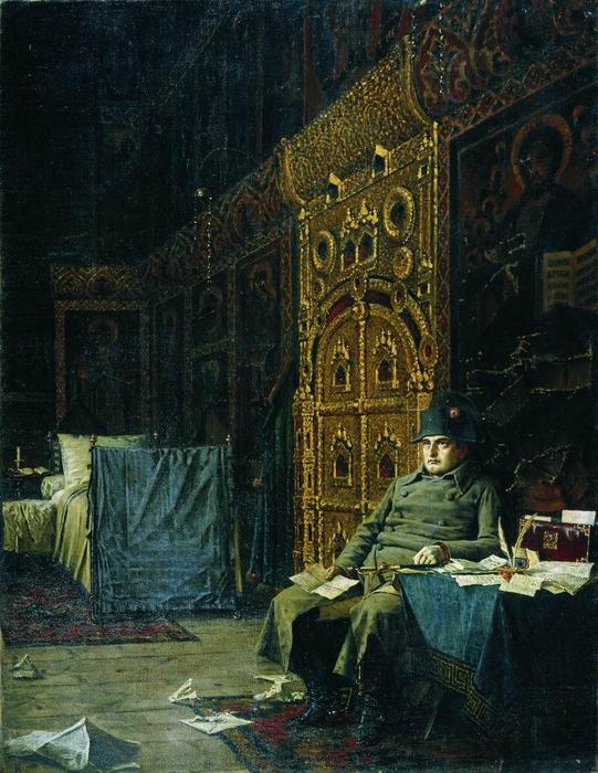 Order Artwork Replica On the Way. Bad News From France, 1895 by Vasily Vasilevich Vereshchagin (1842-1904, Russia) | ArtsDot.com