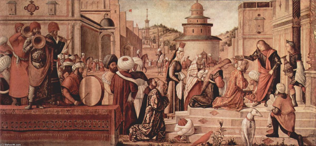 Order Art Reproductions St. George Baptising the Gentile, 1507 by Vittore Carpaccio (1465-1526, Italy) | ArtsDot.com