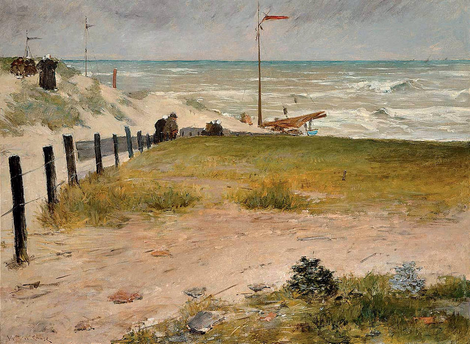 Order Paintings Reproductions The Coast of Holland, 1884 by William Merritt Chase (1849-1916, United States) | ArtsDot.com