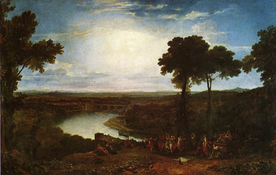 Order Paintings Reproductions The Festival of the Opening of the Vintage, Macon, 1803 by William Turner (1775-1851, United Kingdom) | ArtsDot.com
