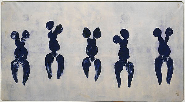 Order Artwork Replica Anthropometry of the blue period, 1960 by Yves Klein (Inspired By) (1928-1962, France) | ArtsDot.com