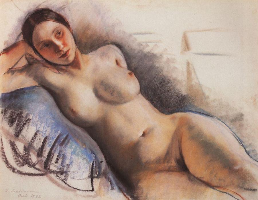 Order Art Reproductions Nude, 1932 by Zinaida Serebriakova (Inspired By) (1884-1967, Ukraine) | ArtsDot.com