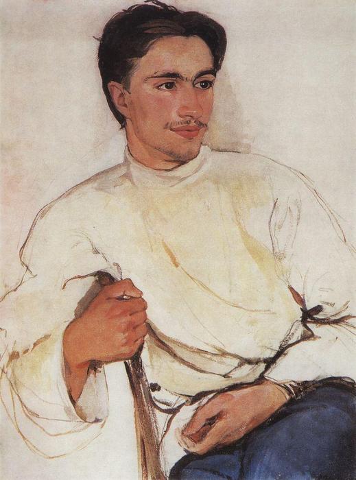 Order Art Reproductions Portrait of a student, 1909 by Zinaida Serebriakova (Inspired By) (1884-1967, Ukraine) | ArtsDot.com