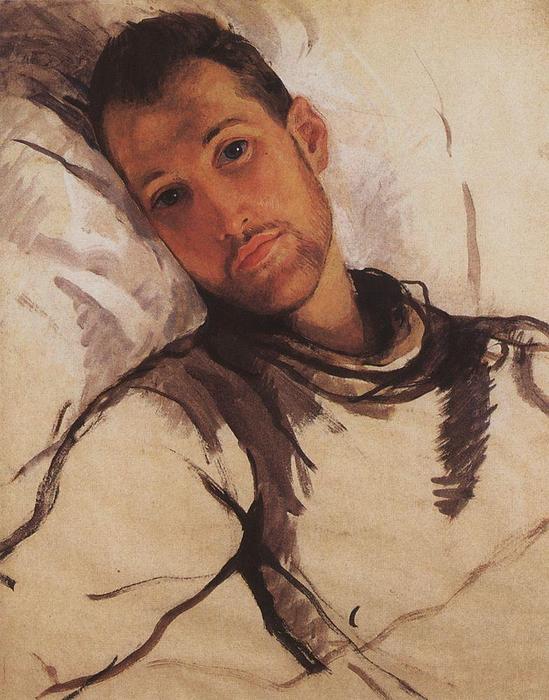 Order Art Reproductions Portrait of R. Ernst, 1922 by Zinaida Serebriakova (Inspired By) (1884-1967, Ukraine) | ArtsDot.com