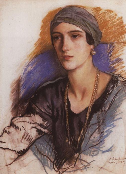 Order Art Reproductions Princess Irina Yusupov, 1925 by Zinaida Serebriakova (Inspired By) (1884-1967, Ukraine) | ArtsDot.com