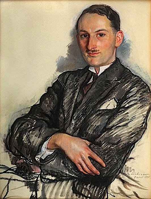 Buy Museum Art Reproductions Portrait of Felicien Qaqaan, 1928 by Zinaida Serebriakova (Inspired By) (1884-1967, Ukraine) | ArtsDot.com