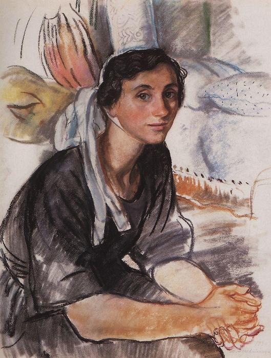 Buy Museum Art Reproductions Breton, 1935 by Zinaida Serebriakova (Inspired By) (1884-1967, Ukraine) | ArtsDot.com
