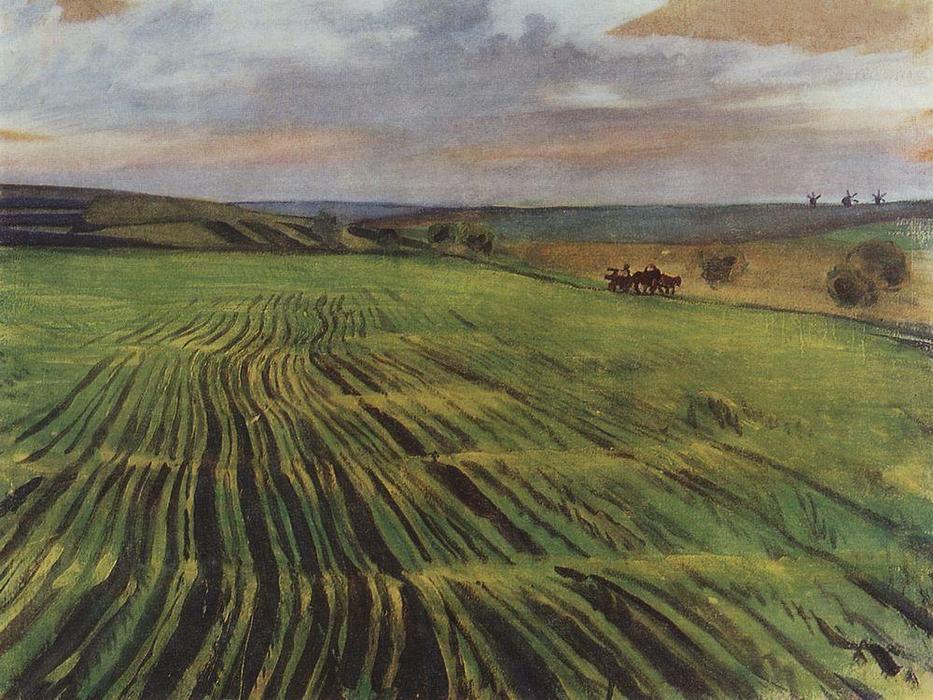 Order Oil Painting Replica Winter wheat, 1910 by Zinaida Serebriakova (Inspired By) (1884-1967, Ukraine) | ArtsDot.com