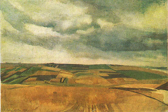 Buy Museum Art Reproductions Fields in Neskuchnoye, 1916 by Zinaida Serebriakova (Inspired By) (1884-1967, Ukraine) | ArtsDot.com