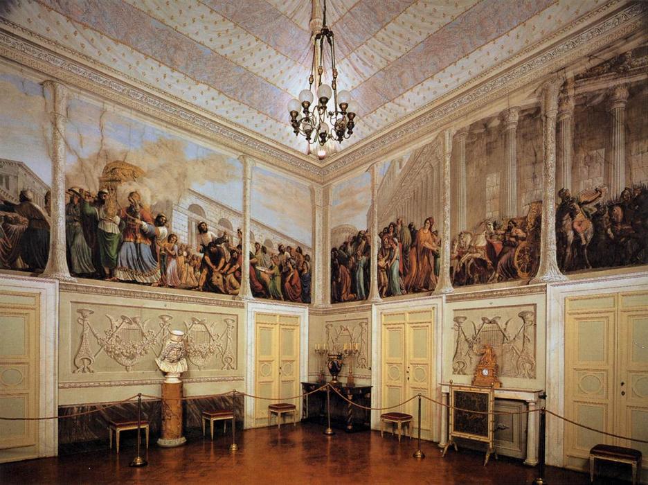 Buy Museum Art Reproductions View of the Room of the Ark, 1816 by Luigi Ademollo (1764-1849, Italy) | ArtsDot.com