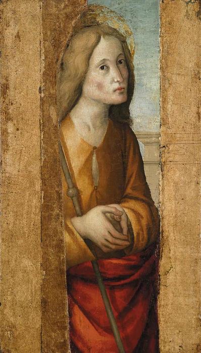 Buy Museum Art Reproductions Figure of a Saint by Macrino D' Alba (1462-1515, Italy) | ArtsDot.com