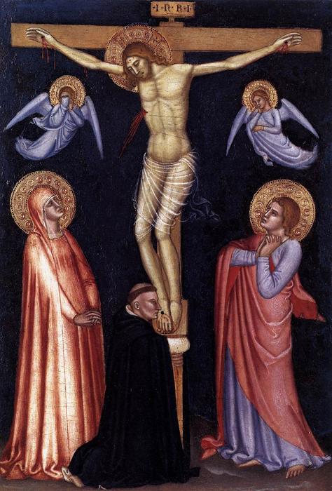 Order Paintings Reproductions Crucifixion, 1370 by Andrea Di Bonaiuto (Andrea Da Firenze) (1343-1379, Italy) | ArtsDot.com