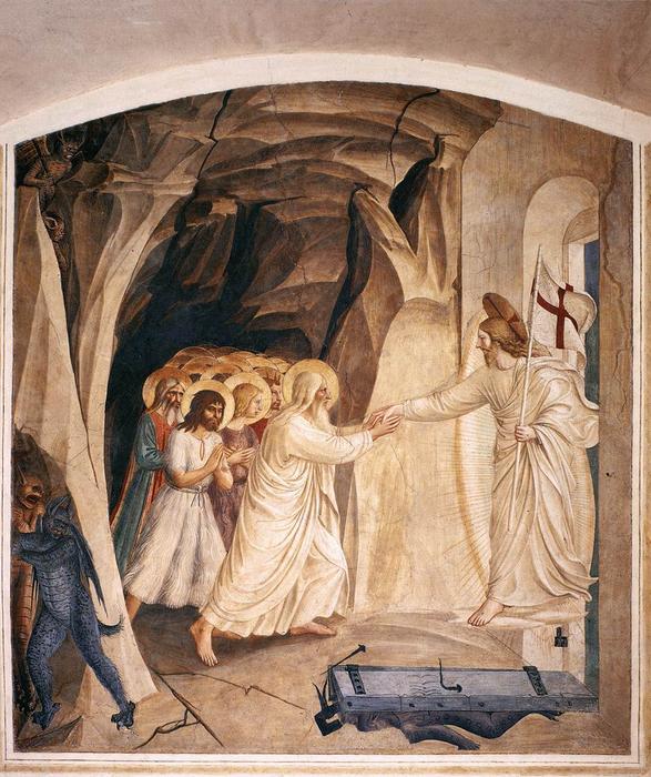 Order Art Reproductions Christ in Limbo (Cell 31), 1441 by Fra Angelico (1395-1455, Italy) | ArtsDot.com