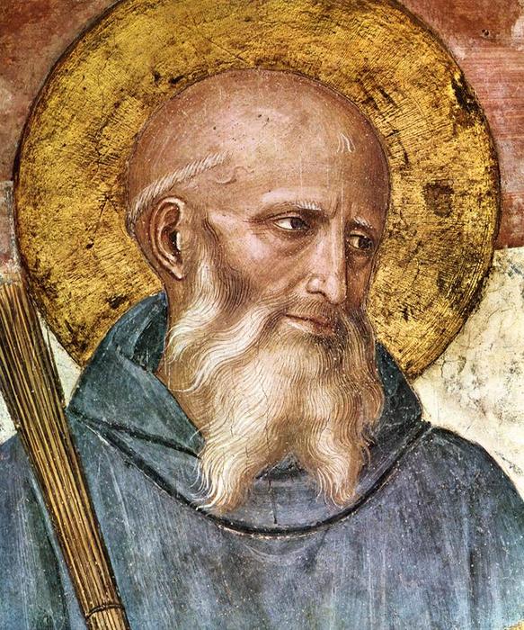 顺序 藝術再現 十字架和圣(细节), 1441 通过 Fra Angelico (1395-1455, Italy) | ArtsDot.com
