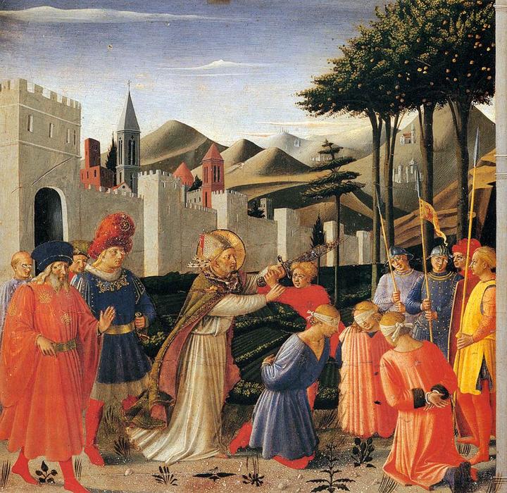Order Paintings Reproductions The Story of St Nicholas: The Liberation of Three Innocents, 1447 by Fra Angelico (1395-1455, Italy) | ArtsDot.com