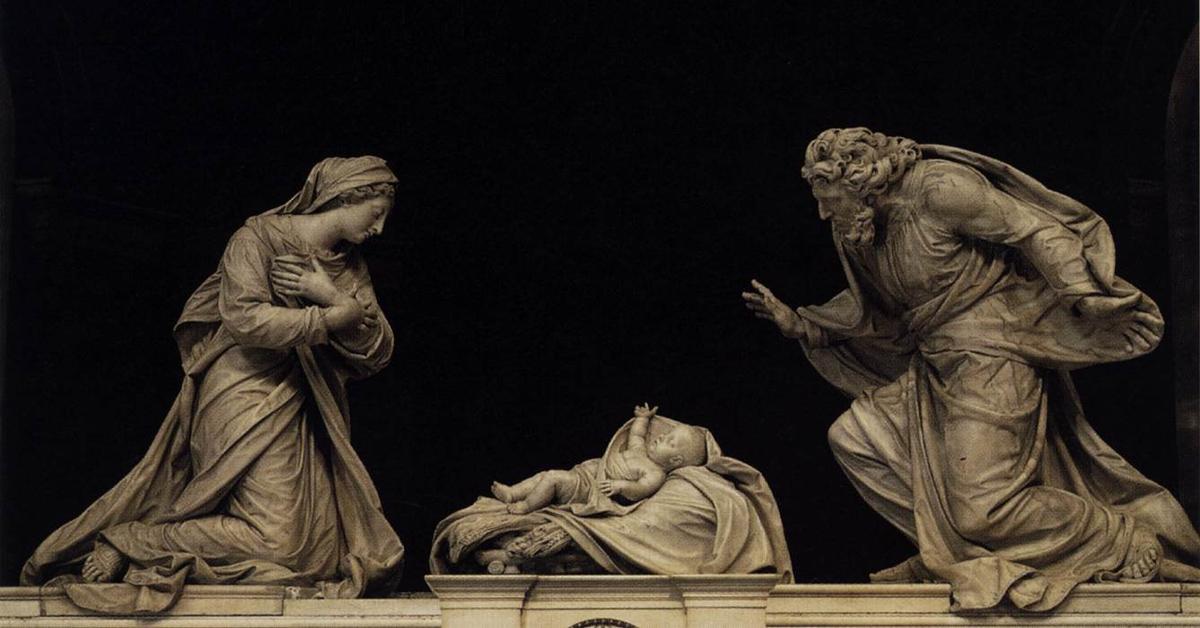 Order Oil Painting Replica Nativity, 1665 by Michel Anguier (1612-1686, France) | ArtsDot.com