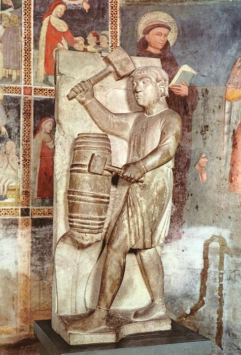 Order Artwork Replica August, 1200 by Benedetto Antelami (1150-1230, Italy) | ArtsDot.com