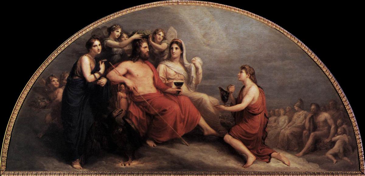Order Art Reproductions The Olympus by Andrea Appiani (1754-1817, Italy) | ArtsDot.com
