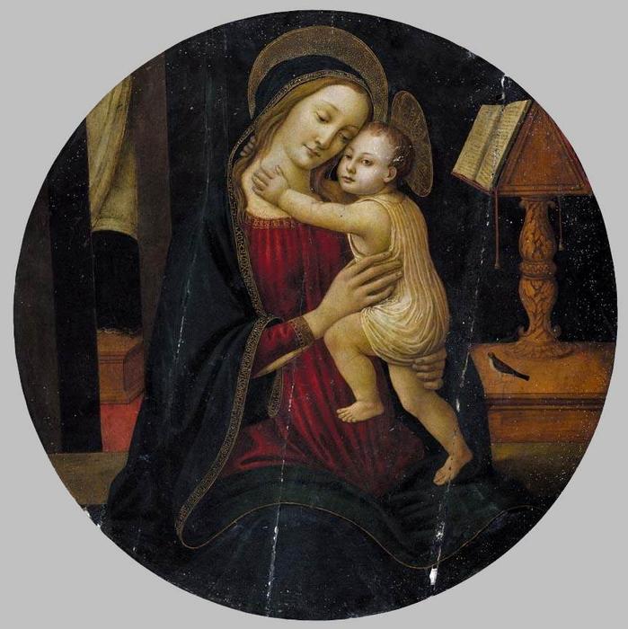 Order Oil Painting Replica Madonna and Child by Jacopo Del Sellaio (1442-1493, Italy) | ArtsDot.com