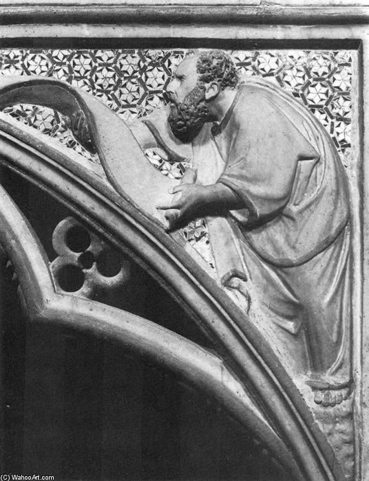 Order Paintings Reproductions Tabernacle (detail) (10), 1293 by Arnolfo Di Cambio (1245-1310, Italy) | ArtsDot.com