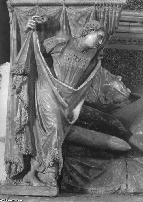Order Artwork Replica Tomb of Cardinal de Braye (detail) by Arnolfo Di Cambio (1245-1310, Italy) | ArtsDot.com