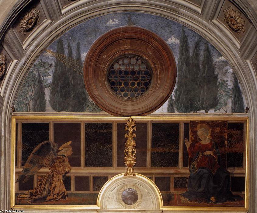Order Paintings Reproductions Annunciation, 1466 by Alessio Baldovinetti (1425-1499, Italy) | ArtsDot.com