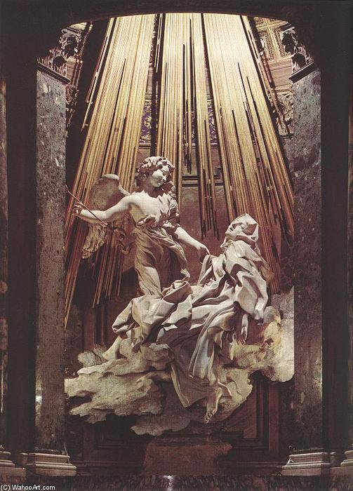 Order Paintings Reproductions The Ecstasy of Saint Therese, 1647 by Gian Lorenzo Bernini (1598-1680, Italy) | ArtsDot.com