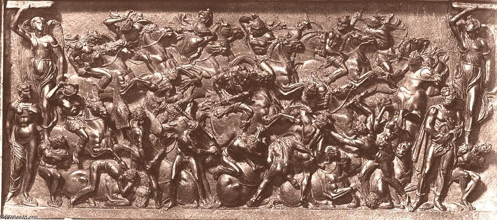 Order Oil Painting Replica Battle (with Hercules) by Bertoldo Di Giovanni (1435-1491, Italy) | ArtsDot.com