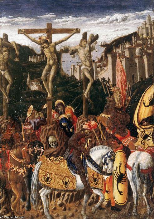 Order Art Reproductions Crucifixion, 1440 by Giovanni Di Piermatteo Boccati (1420-1487, Italy) | ArtsDot.com