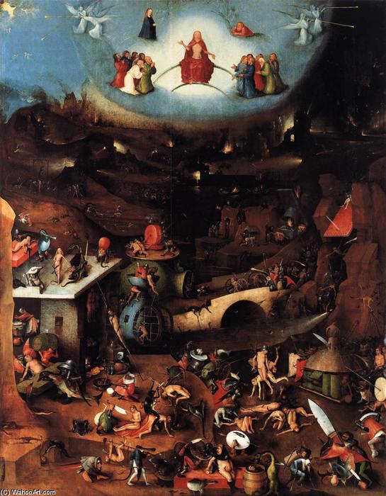 順序 手描き油絵 最終審査のトリップチ(中央パネル), 1504 バイ Hieronymus Bosch (1450-1516, Netherlands) | ArtsDot.com