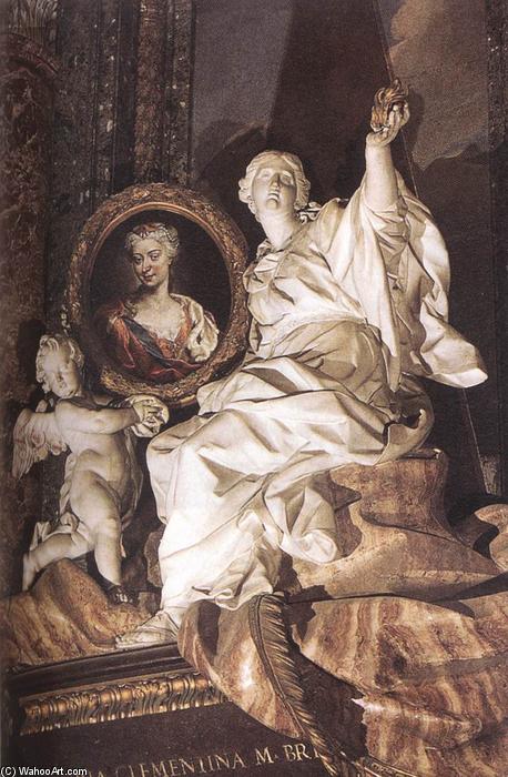 Order Artwork Replica Tomb of Maria Clementina Sobieska (detail), 1739 by Pietro Bracci (1700-1773, Italy) | ArtsDot.com