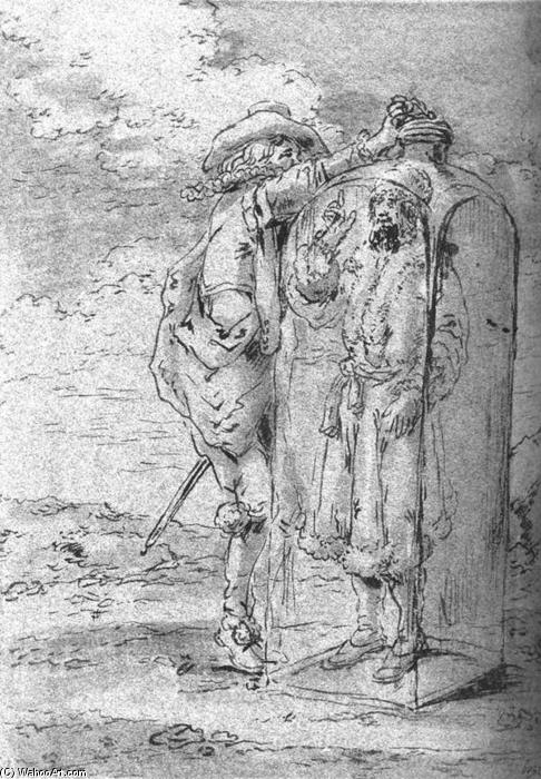 Order Oil Painting Replica Quevedo Sees Chicotus in the Battle, 1659 by Leonaert Bramer (1596-1674, Netherlands) | ArtsDot.com