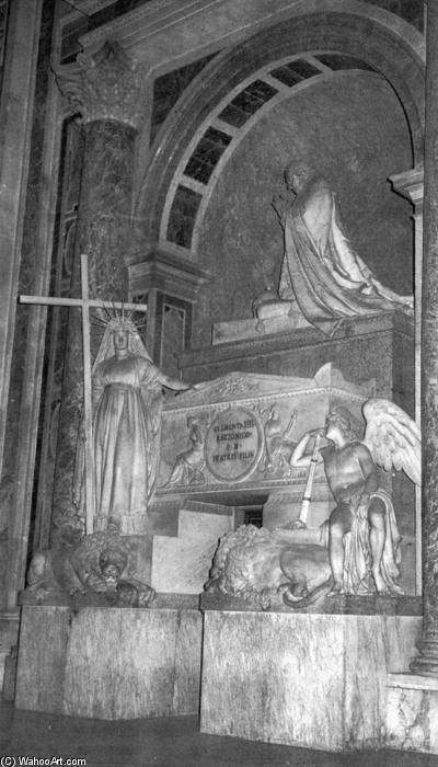 Buy Museum Art Reproductions Tomb of Pope Clement XIII, 1792 by Antonio Canova (1757-1822, Italy) | ArtsDot.com