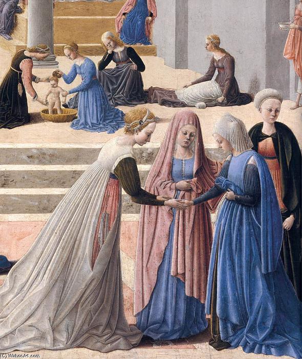Order Paintings Reproductions The Birth of the Virgin (detail), 1467 by Fra Carnevale (1420-1484, Italy) | ArtsDot.com
