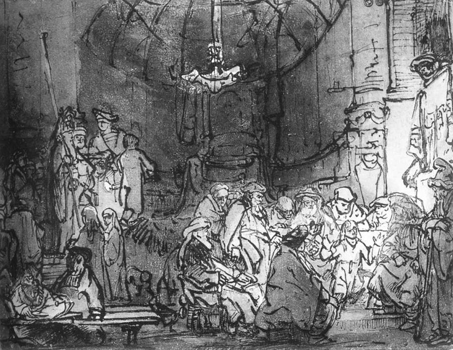 Order Artwork Replica Christ among the Doctors, 1640 by Carel Fabritius (1622-1654, Netherlands) | ArtsDot.com