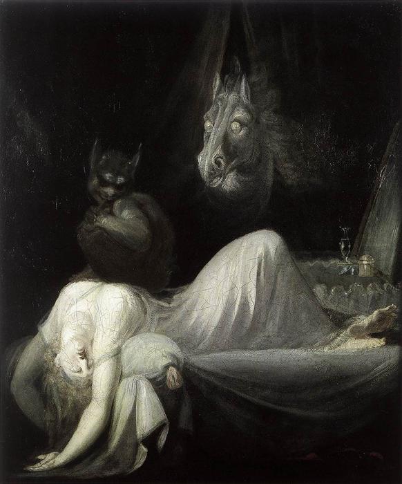 Order Paintings Reproductions The Nightmare, 1790 by Henry Fuseli (Johann Heinrich Füssli) (1741-1825, Switzerland) | ArtsDot.com