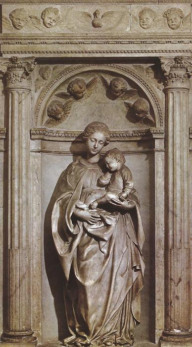 顺序 藝術再現 Madonna del Buon Riposo 。, 1528 通过 Antonello Gaggini (1478-1536, Italy) | ArtsDot.com