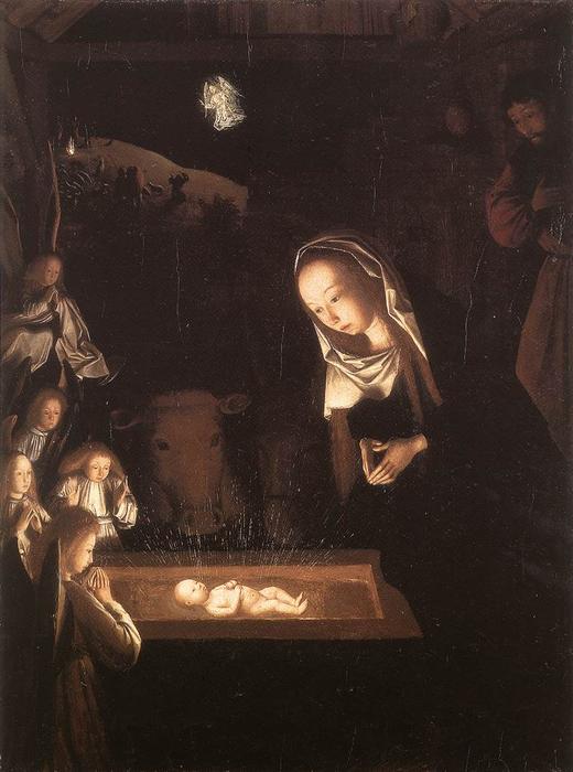 Order Art Reproductions Nativity, at Night, 1484 by Geertgen Tot Sint Jans (1460-1490, Netherlands) | ArtsDot.com