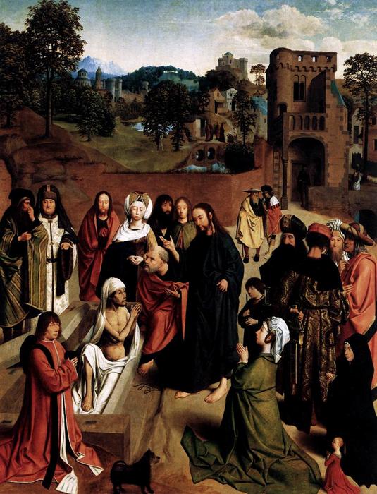 Order Oil Painting Replica The Raising of Lazarus, 1480 by Geertgen Tot Sint Jans (1460-1490, Netherlands) | ArtsDot.com