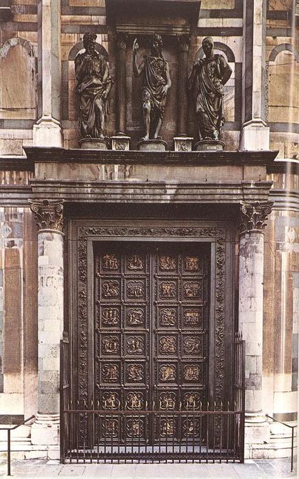 Order Artwork Replica North Doors, 1401 by Lorenzo Ghiberti (1378-1455, Italy) | ArtsDot.com