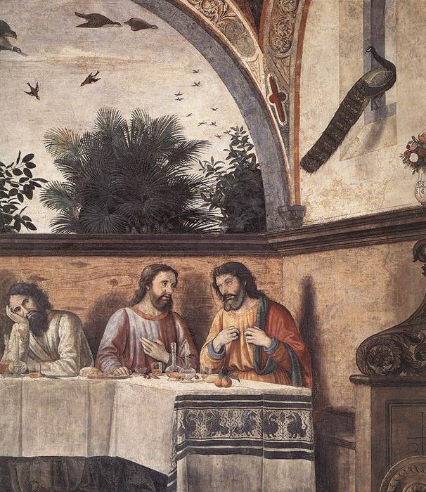 Order Paintings Reproductions Last Supper (detail), 1480 by Domenico Ghirlandaio (1449-1494, Italy) | ArtsDot.com
