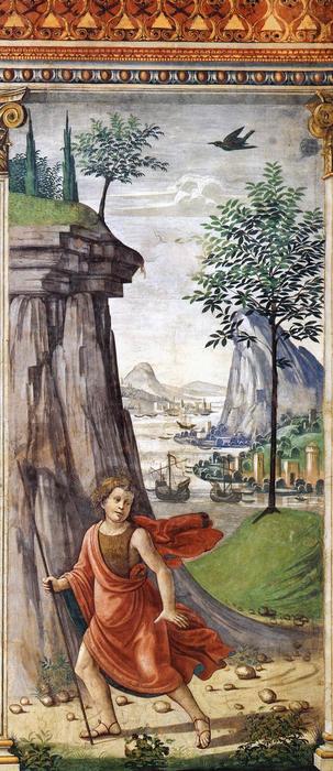 Order Paintings Reproductions St John the Baptist in the Desert, 1486 by Domenico Ghirlandaio (1449-1494, Italy) | ArtsDot.com