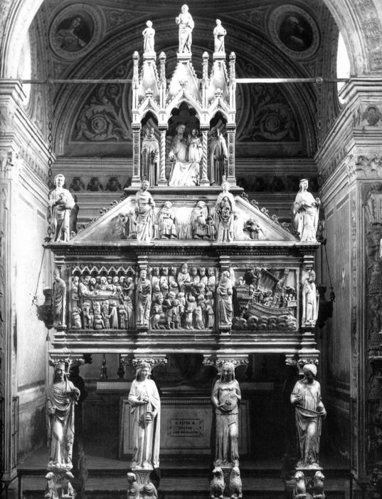 Buy Museum Art Reproductions Shrine of St Peter Martyr, 1335 by Giovanni Di Balduccio | ArtsDot.com