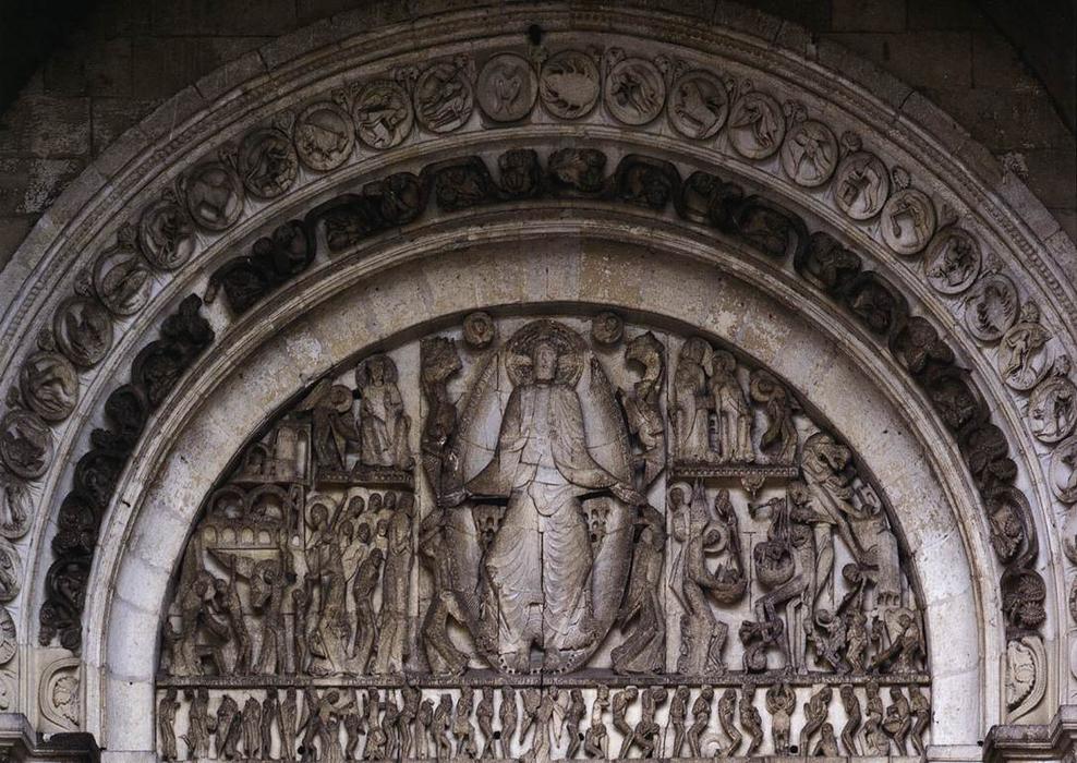 順序 手描き油絵 最後の審判, 1130 バイ Gislebertus (1120-1135, France) | ArtsDot.com